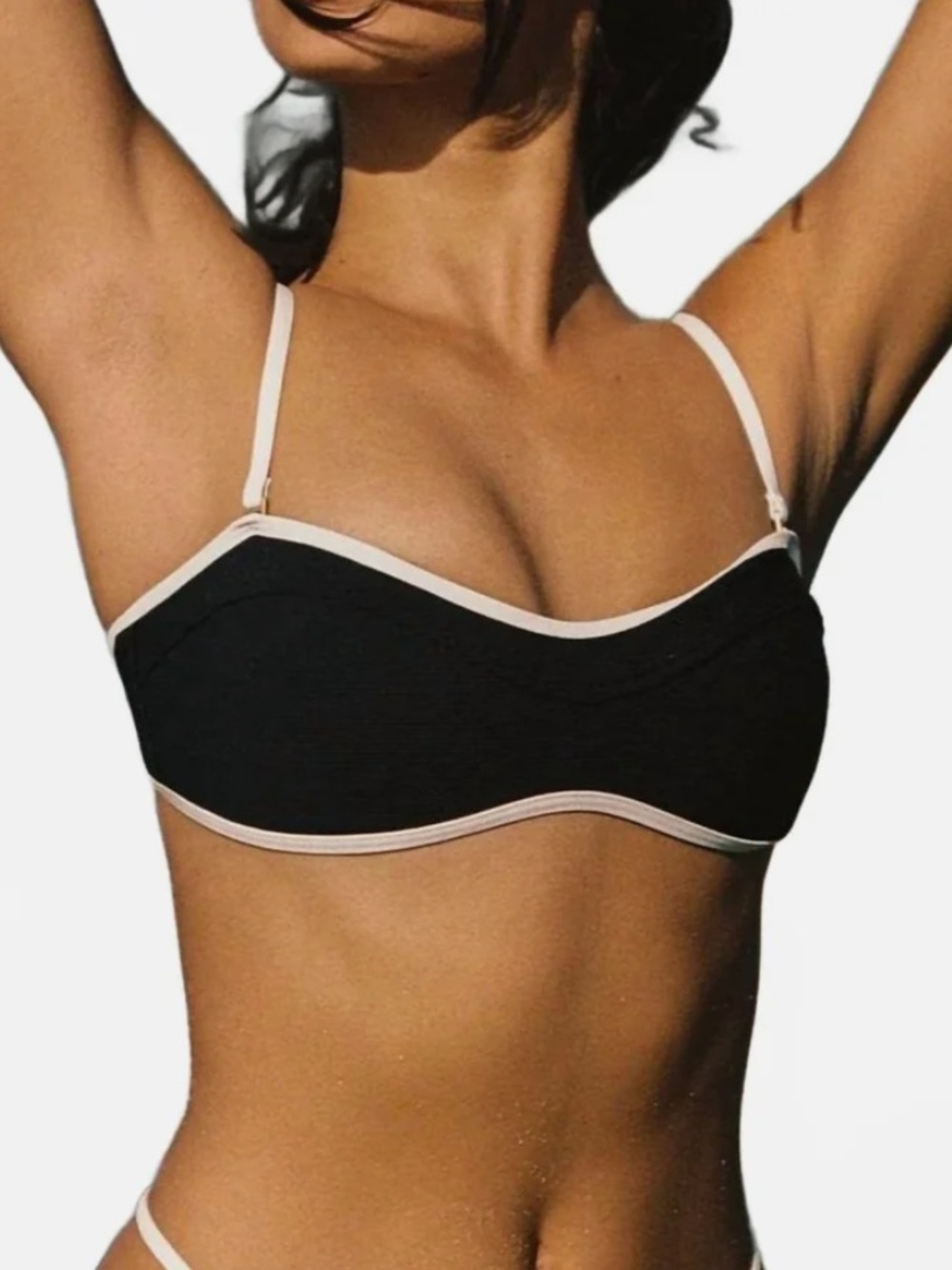 NEW🖤l*space Black Bandeau Top Selena Bikini Top In Black$99